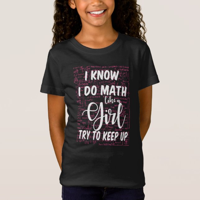 Jag vet att jag gör Mathnågot liknande ett T Shirt (Framsida)