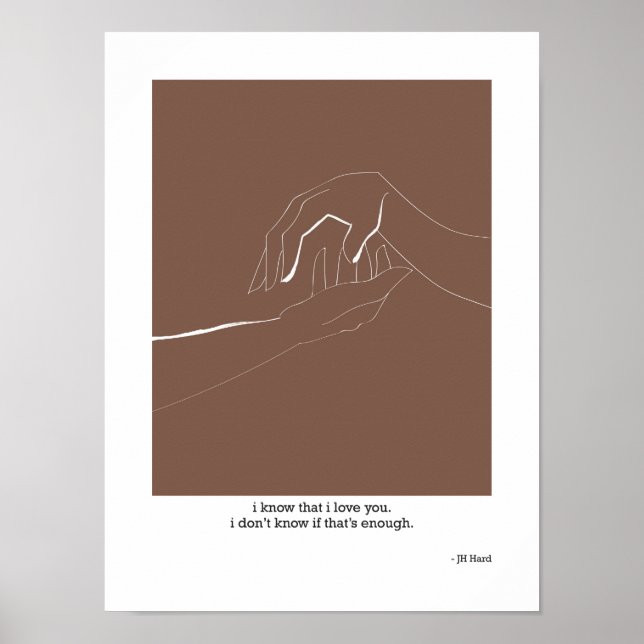 Jag vet att jag Kärlekar dig Poster (Framsidan)