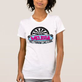 Jag vet att jag kastar som en tjej... t shirt