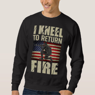 Jag vet att jag ska lämna tillbaka brandveteran US Lång Ärmad Tröja