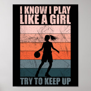 Jag vet att jag spelar som en tjej, försök att hän poster
