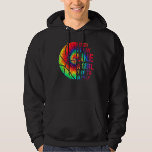 Jag vet att jag spelar som en tjej försöker Behåll Hoodie
