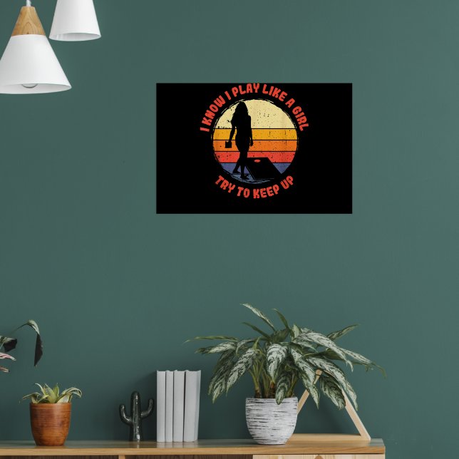 Jag vet att jag spelar som en tjej. poster (Vardagsrum 1)