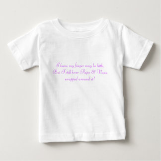 Jag vet att mitt finger kan vara lite, men jag t-shirt