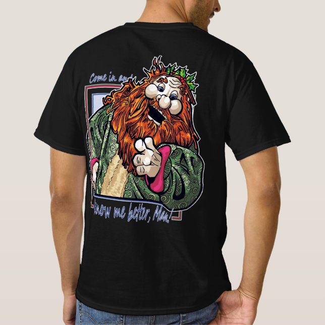 Jag vet bättre, mannen! T-Shirt (Baksida)