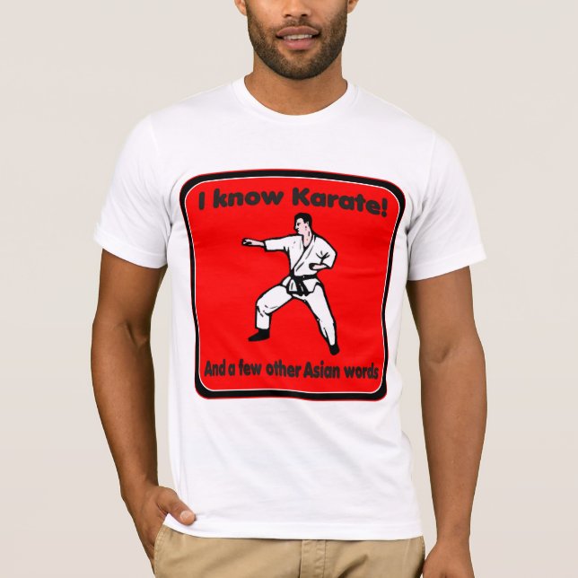 Jag vet den humoristiska inställningT-tröja för Tee (Framsida)