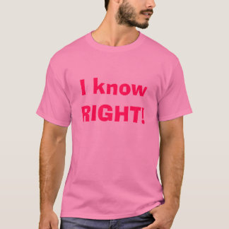 Jag vet HÖGER! T-shirt