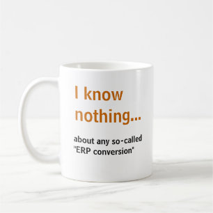 Jag vet ingenting. .about någon så-kallad kaffemugg