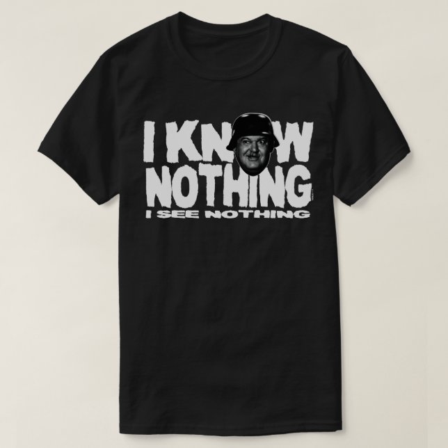 JAG VET INGENTING T SHIRT (Design framsida)
