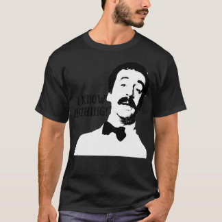 Jag vet inget Manuel Fawlty Torn Citat Graphic T Shirt