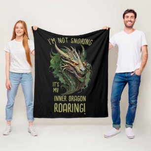 Jag vet inte att det är min inre drakvagn. fleecefilt