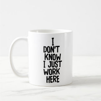 Jag vet inte.. Funny Office Co-Worker Kaffemugg