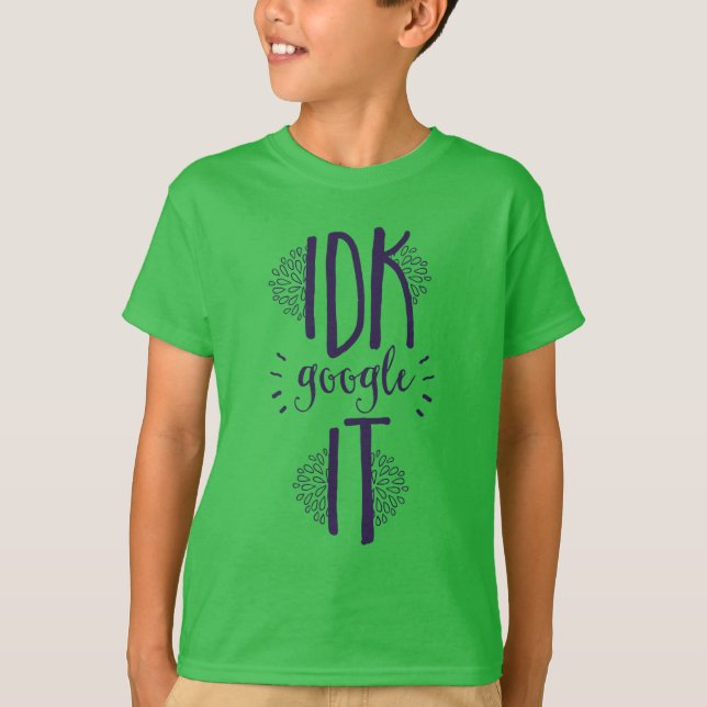 Jag vet inte hur du söker IT Geek T Shirt (Framsida)