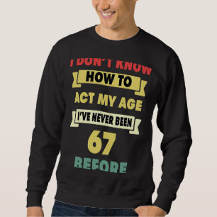 Jag vet inte hur jag ska agera vid 67:e fågeln i m lång ärmad tröja