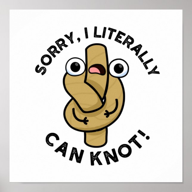 Jag vet inte hur roligt Rope Pun Poster (Framsidan)