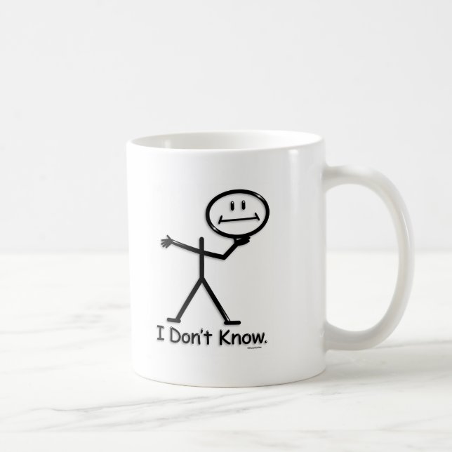 Jag vet inte kaffemugg (Höger)