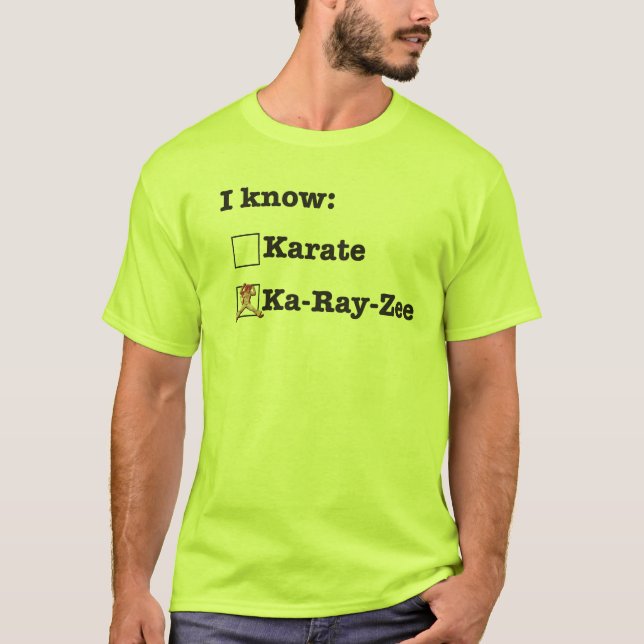 Jag vet inte Karate T-shirt (Framsida)