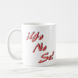 Jag vet inte muggen kaffemugg