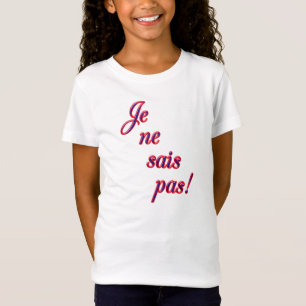 Jag vet inte t-shirt