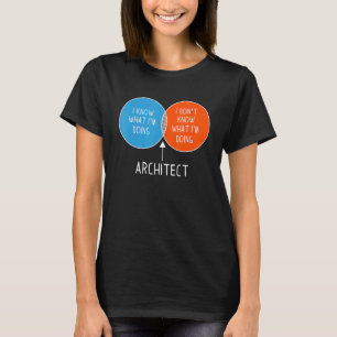 Jag vet inte vad jag gör färgstark D T Shirt