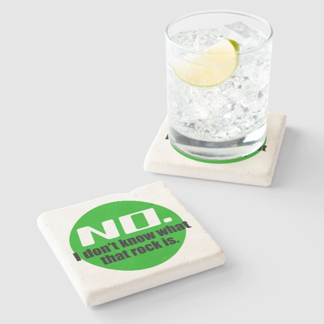 Jag vet inte vad Sten är (Grönt) Stenunderlägg (Sidan)