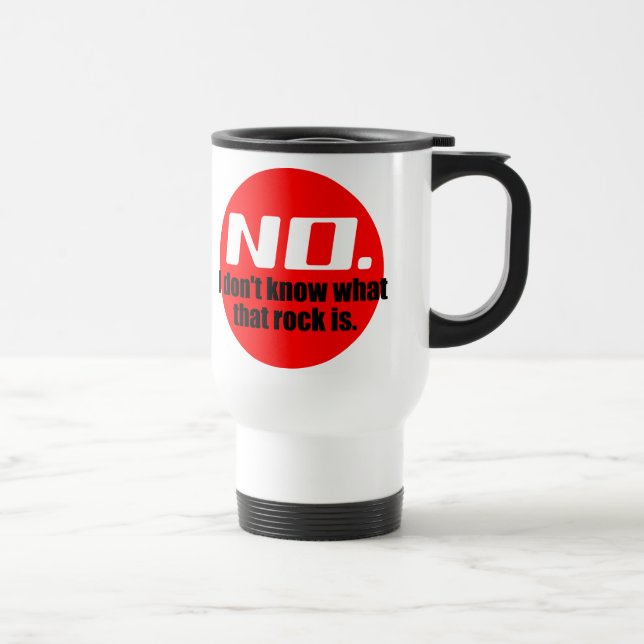 Jag vet inte vad Sten är (rött) Resemugg (Höger)