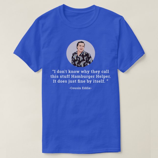 Jag vet inte varför de kallar den här hamburgerhjä t shirt (Design framsida)