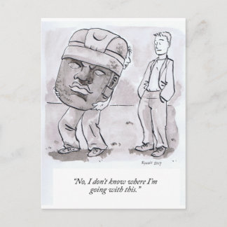 Jag vet inte vart jag ska med det här vykort