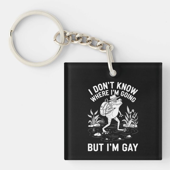 Jag vet inte vart jag ska, men jag är Gay Frog (Framsidan)