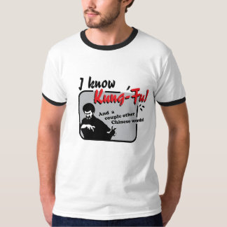 Jag vet kung fu! t shirt