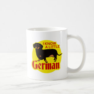 Jag vet lite en tysk kaffemugg