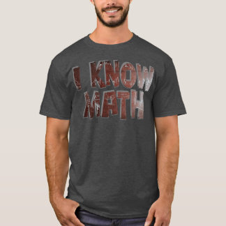 Jag vet matematik t shirt