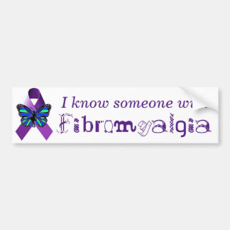 Jag vet någon med Fibromyalgiabildekalet Bildekal