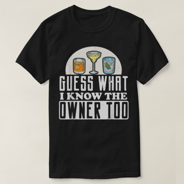 Jag vet också vem som är ägare. t shirt (Design framsida)