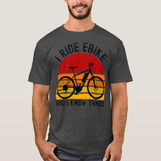 Jag vet Sak Bicycle Retro. T Shirt