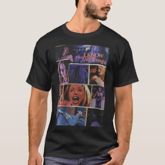 Jag vet vad du gjorde förra sommaren presentpojke t shirt