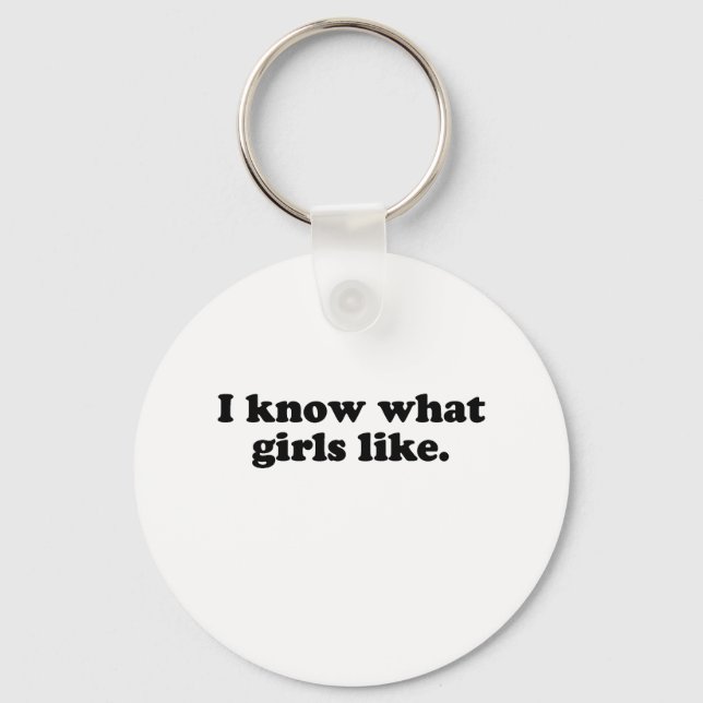 JAG VET VAD GIRLS LIKNAR NYCKELRING (Framsida)