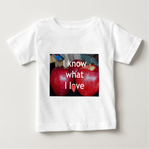 "Jag vet vad jag Kärlek" - Apple-ThLED-design T Shirt