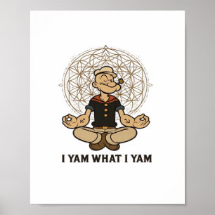 Jag vet vad jag Yam Memote citerar Poster
