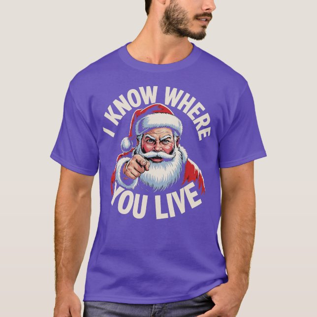 Jag vet var du bor t shirt (Framsida)