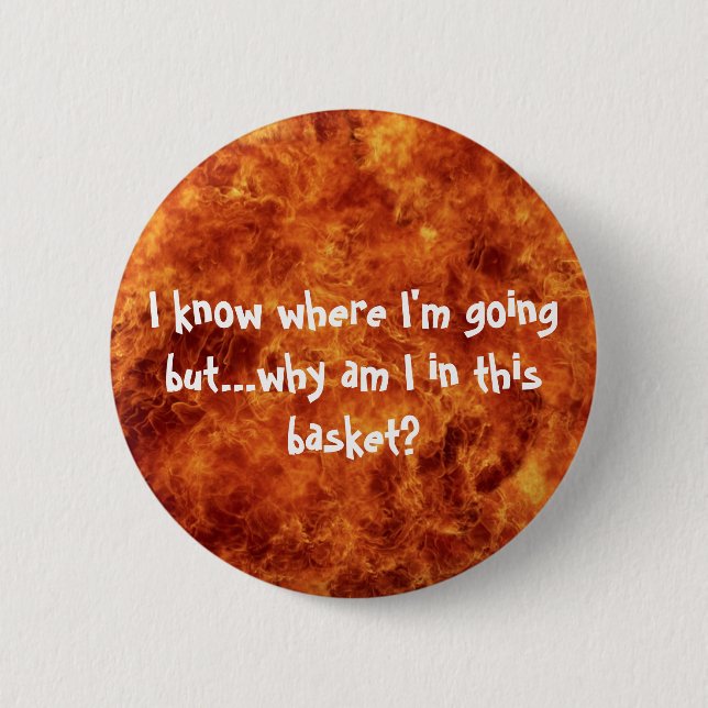 Jag vet vart jag ska åka Button Knapp (Framsida)