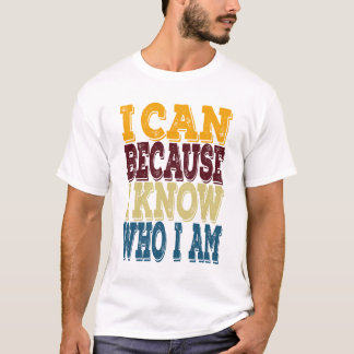 Jag vet vem jag är t shirt