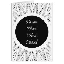 Jag vet, vem jag har trott