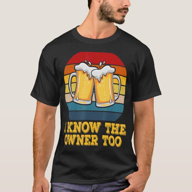 Jag vet vem som äger Bartender Manar Women T Shirt (Framsida)