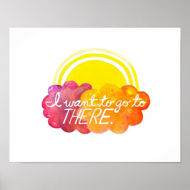 Jag vill åka dit poster (Framsidan)