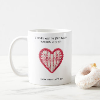 Jag vill aldrig sluta skapa minnen med dig kaffemugg