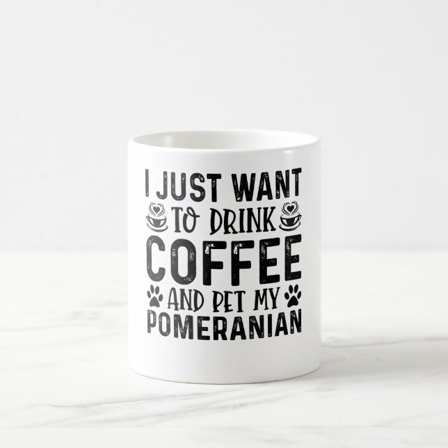 Jag vill äta min pommern kaffemugg (Center)