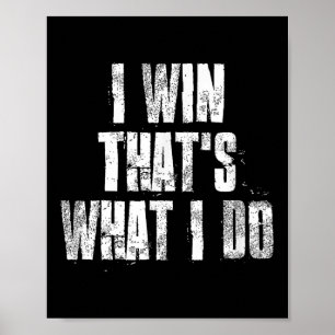 Jag vill att det jag gör med motiv Gym Sports fung Poster