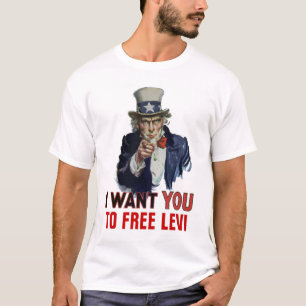 Jag vill att du "FRIGÖR LEVI". Tröja
