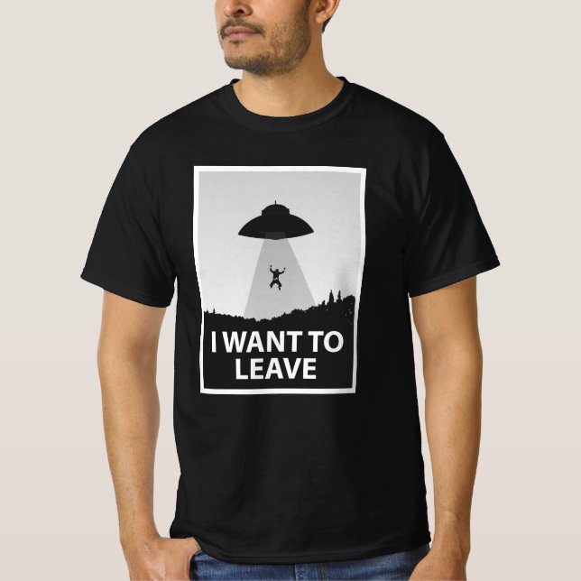 Jag vill att Lämnan poster T Shirt (Framsida)